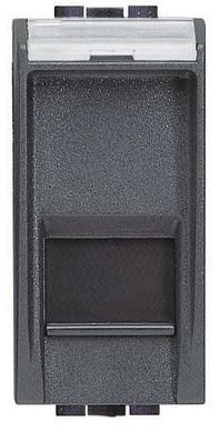 Mdulo de Tomada RJ45 CAT6A STP Anthra Grafite