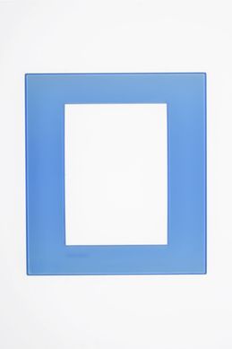 Placa 6 Postos 4x4 Quadrado 13x2cm Azzurro Azul