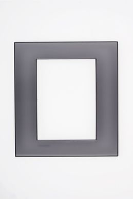 Placa 6 Postos Quadrado 13x1x13cm LivingLight Fumo Grafite