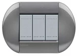 Placa 1 Posto 4x2 LivingLight Grafite