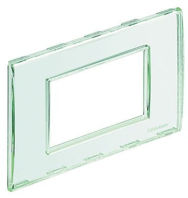 Placa 3 Postos sem Suporte 4x2cm LivingLight Cristal