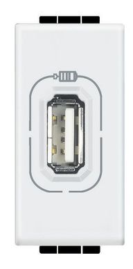 Tomada Carregador 1X Usb 1 Mdulo, Branco