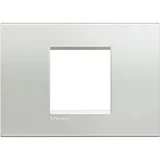 Placa Quadrada 2 Postos Central Argento, 4x2cm
