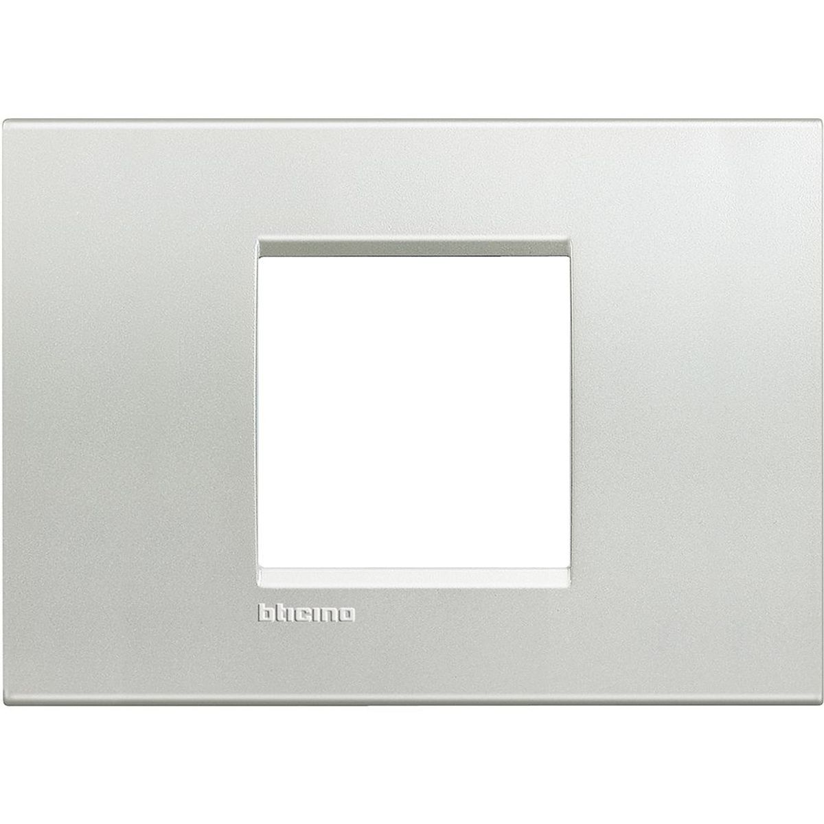 Placa Quadrada 2 Postos Central Argento, 4x2cm, marca Pial - Foto Principal