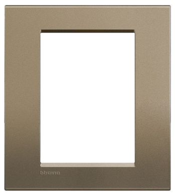 Placa 6 Postos Quadrado 4x4 13x2cm Cordoba Marrom