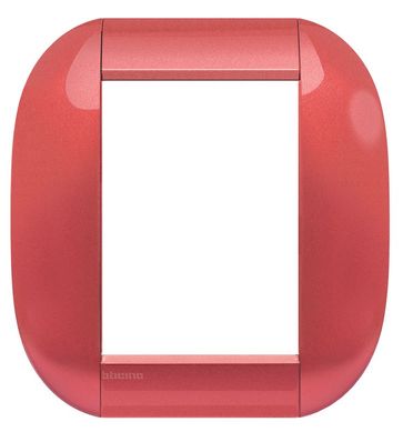Placa 6 Postos Redondo 4x4 13x2cm Sunset Vermelho