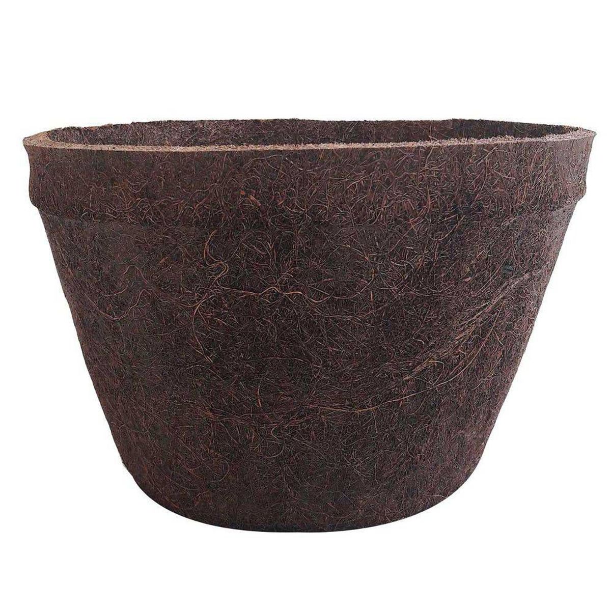Vaso Comum Fibra de Coco Chão Grande 17x12x28cm Coquim, marca Coquim - Foto Principal