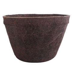 Vaso Comum Fibra de Coco Chão Grande 17x12x28cm Coquim