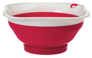 Escorredor Dobrvel Suporte, Branco Vermelho, 1,4l