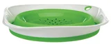 Escorredor Dobrável Sup, Branco Verde, 2,8L