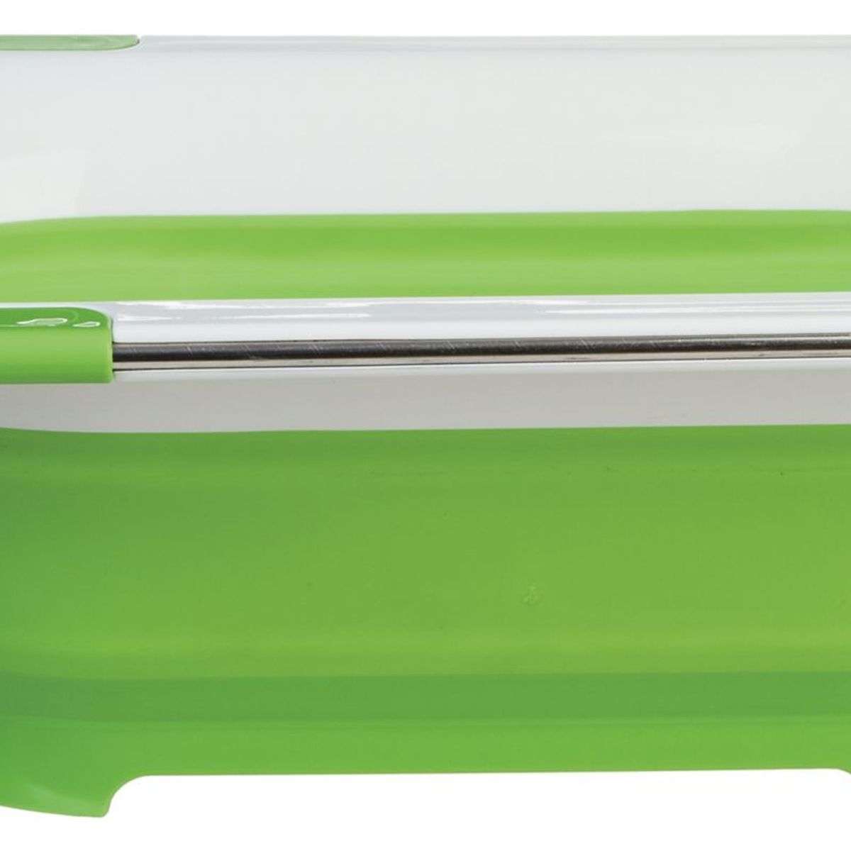 Escorredor Dobrável com Extensor, Branco Verde, marca Just Home Collection - Foto Principal