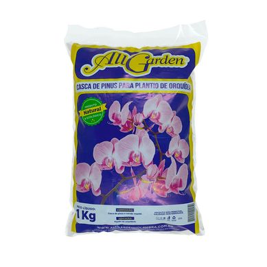 Substrato para Plantio de Orqudeas Casca de Pinus Saco 1kg