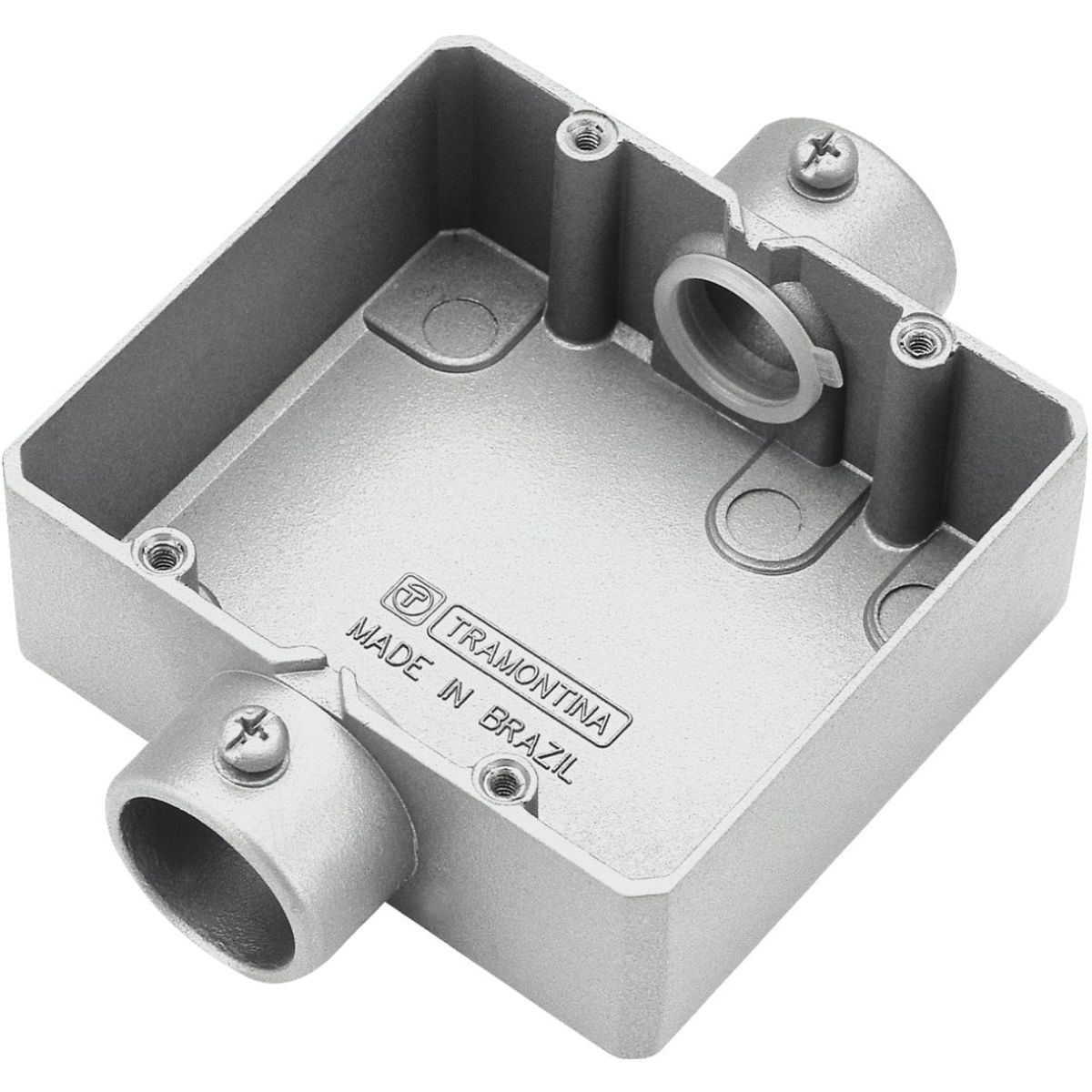 Condulete Duplo Cd Sem Rosca 3/4", marca Tramontina - Foto Principal