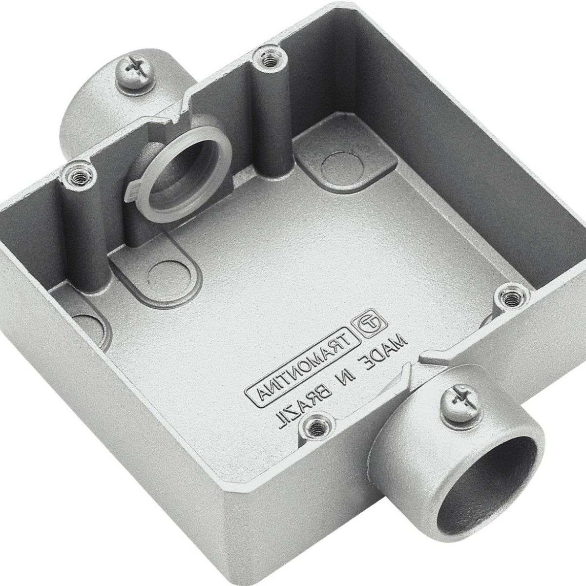 Condulete Duplo Cd Sem Rosca 3/4", marca Tramontina - Foto 2