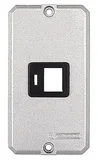Tampa para condulete 1/2" e 3/4" com 1 posto com suporte para RJ