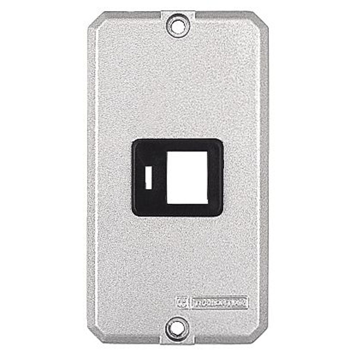 Tampa para condulete 1/2" e 3/4" com 1 posto com suporte para RJ, marca Tramontina - Foto Principal