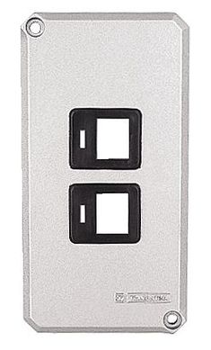Tampa 1 2 Posto Com Suporte Para Rj 45 Sem Pintura