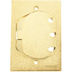 Tampa Unha Rj45 Dourada 4X2