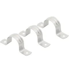Abraçadeira Metálica Tipo U 1/2" com 3 Peças