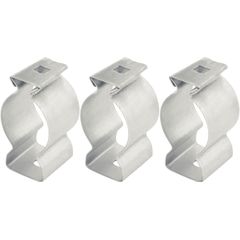 Abraçadeira Metálica Chaveta 1/2" com 3 Peças