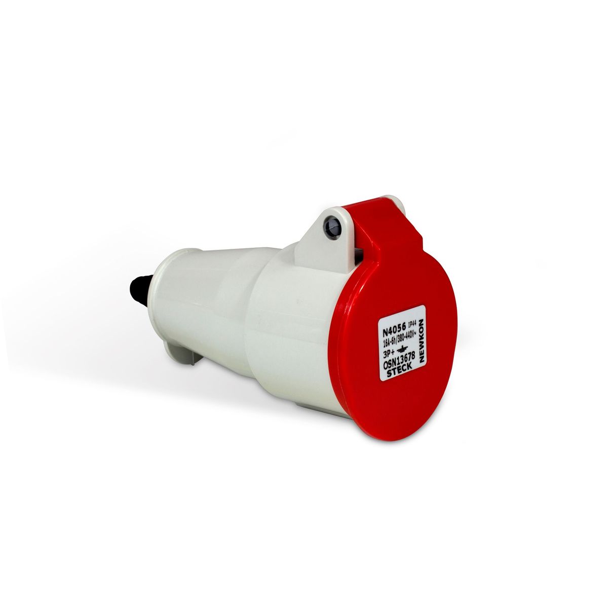 Tomada Industrial 3P+T Vermelha 32A 380/440V, marca Steck - Foto Principal
