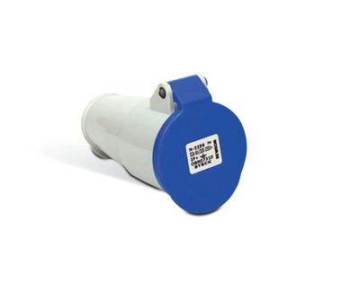 Tomada Industrial 3P+T Azul 32A 200/250V