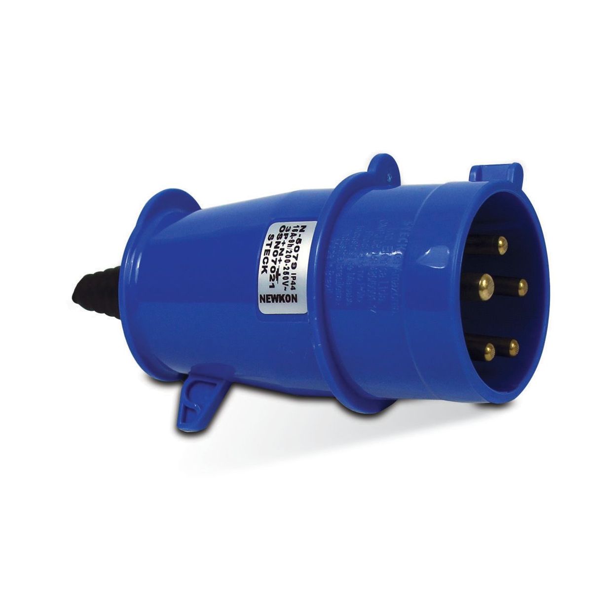 Tomada Industrial 3P+T Azul 16A 200/250V, marca Steck - Foto Principal