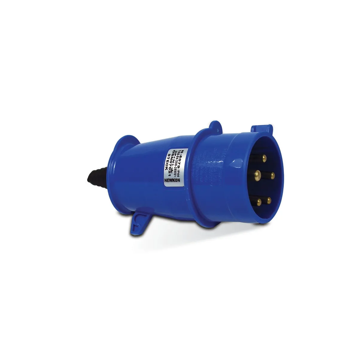 Tomada Industrial 3P+T Azul 16A 200/250V, marca Steck - Foto Principal