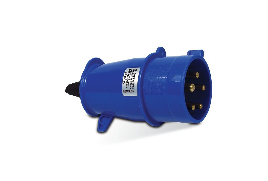 Tomada Industrial 3P+T Azul 32A 200/250V - Sodimac.com.br