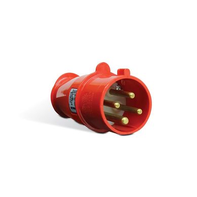 Tomada Industrial 3P+T Vermelha 32A 380/440V
