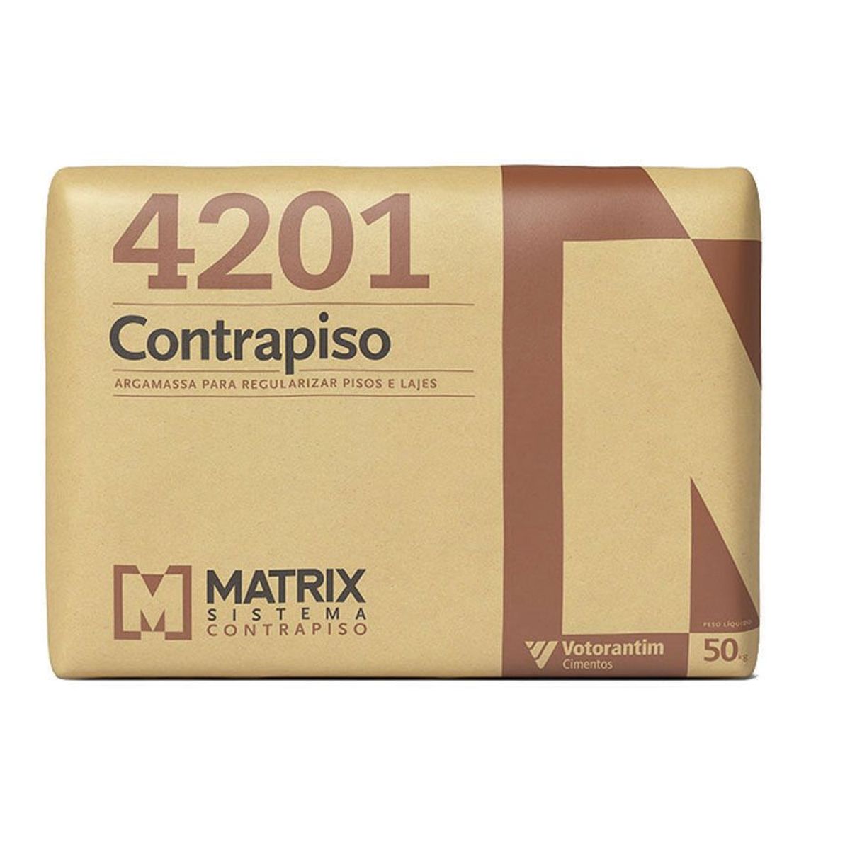 Argamassa Contra Piso Matrix, Cinza, 50kg, marca Votoran - Foto Principal