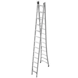 Escada Extensiva 2 em 1 7,03m 13 Degraus Cromado