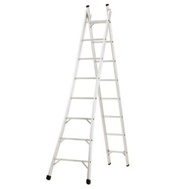 Escada Extensvel Alumnio 4 em 1 Pintor, 8 Degraus