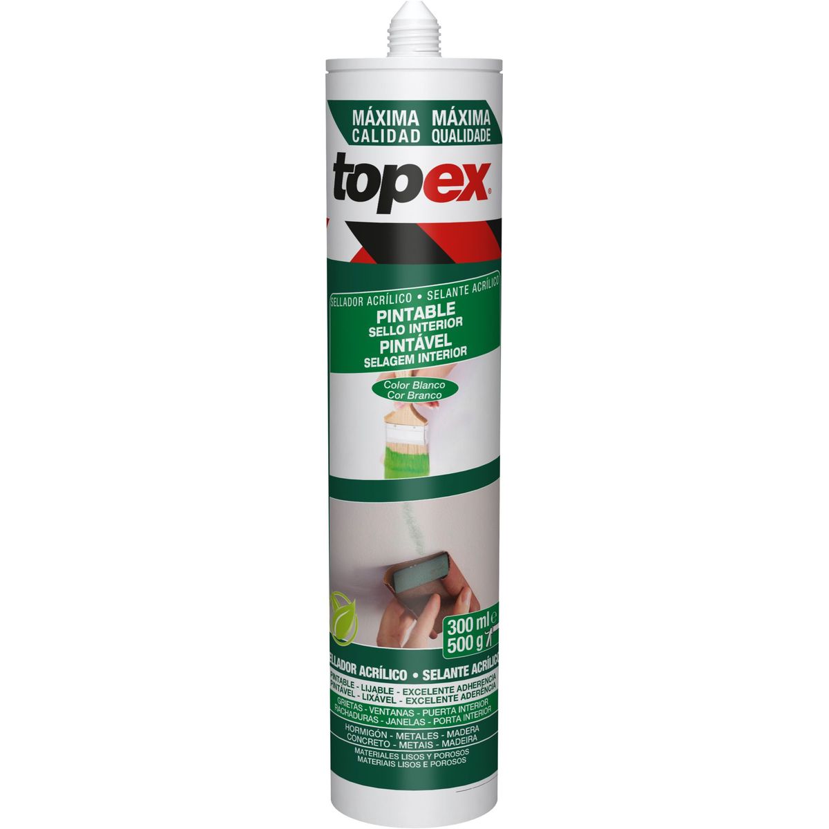 Selador Acrílico Interior 300ml, marca Topex - Foto Principal