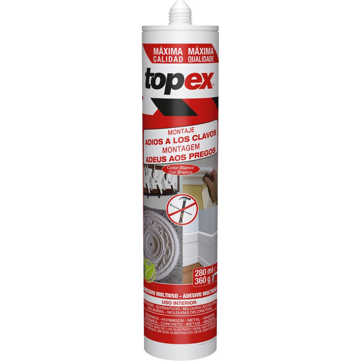 Adeus Aos Pregos Branco 300ml Soudal, marca Topex - Foto Principal