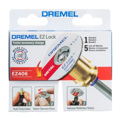 Dremel EZ-406 Kit Discos de Corte para Metal 1 1/2