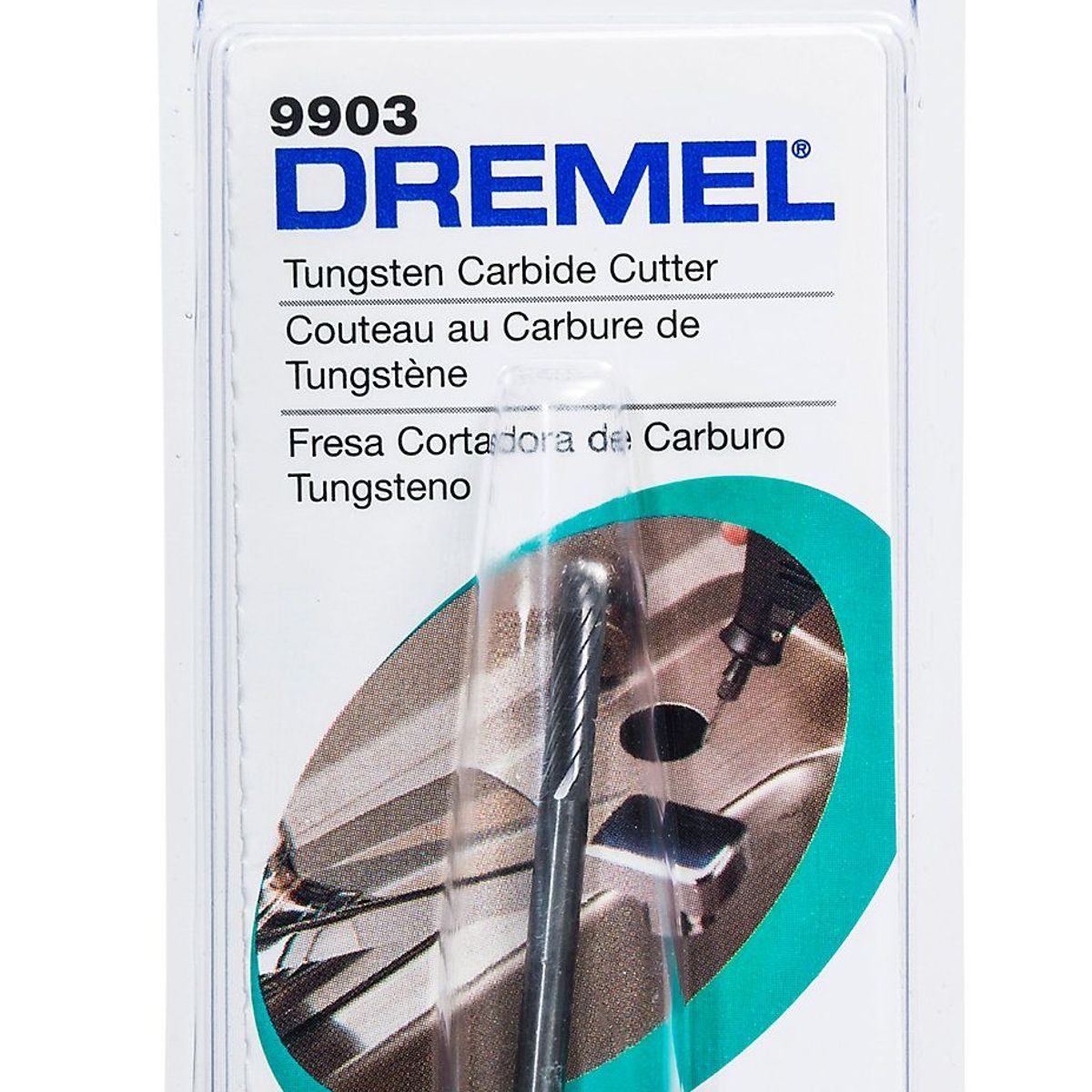 Dremel 9903 Escariador de Carbureto de Tungstênio Multiuso 1/8", marca Bosch - Foto Principal
