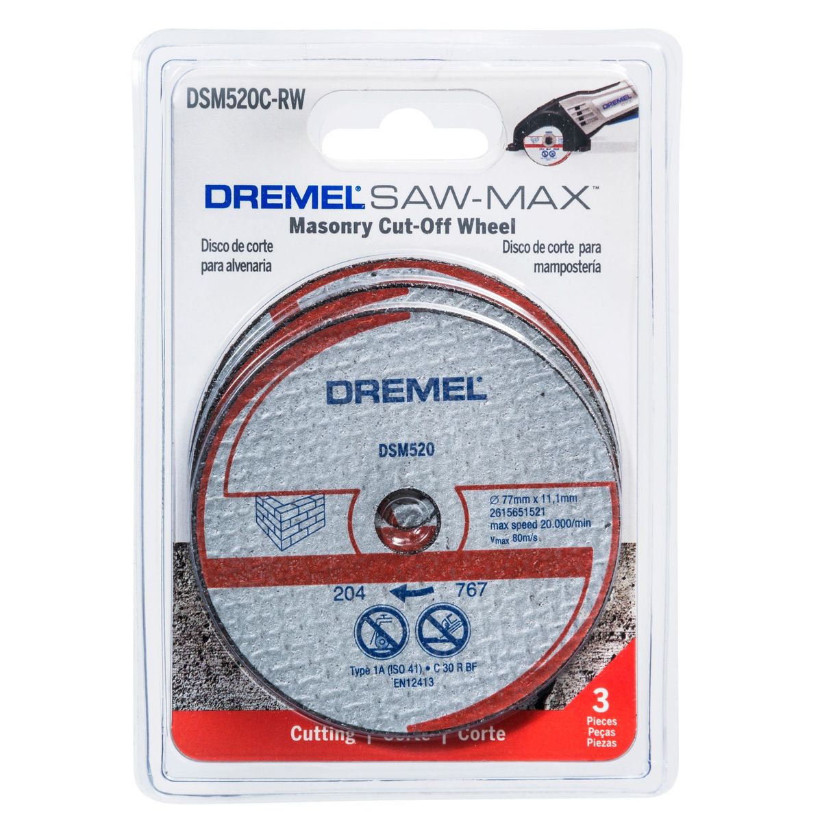 Disco de Corte para Alvenaria Sawmax Dremel, marca Bosch - Foto Principal