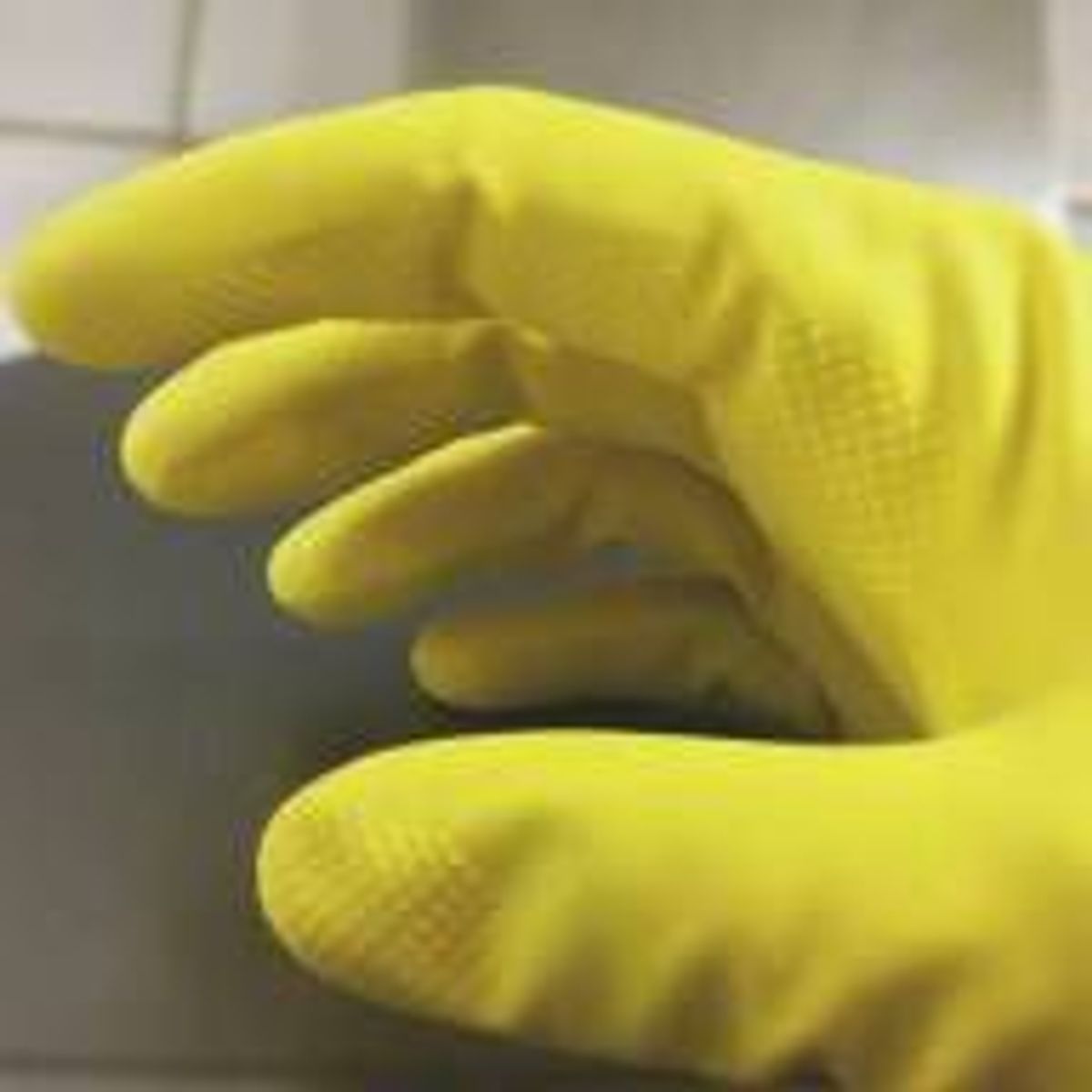 Luvas Multiuso Forradas em Algodão Pequena Amarelo, marca Ava - Foto 2