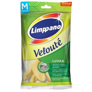 Luvas de borracha Mximo Tato Veloute Mdio Creme