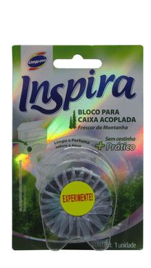 Inspira Pastilha Adesiva Fresh para Sanitrio Amarelo