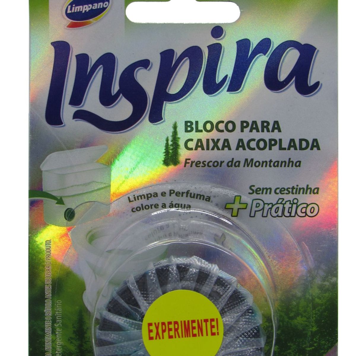 Inspira Pastilha Adesiva Fresh para Sanitário Amarelo, marca Ava - Foto Principal