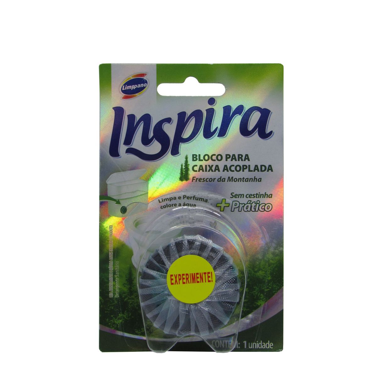 Inspira Pastilha Adesiva Fresh para Sanitário Amarelo, marca Ava - Foto Principal