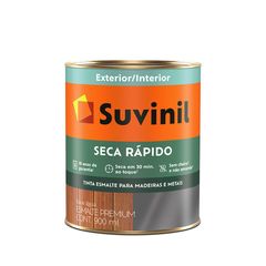 Esmalte Sintético Brilhante Preto 900ml Seca Rápido Premium para Madeiras e Metais