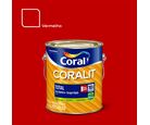 Esmalte Sintético Brilhante Vermelho 3,6L Coralit Premium para Madeiras e Metais Coral