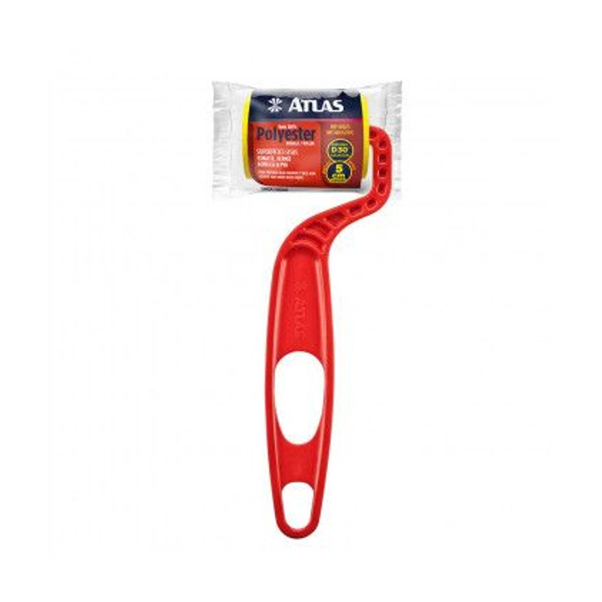 Rolo para Pintura de Espuma Uso Geral 5cm REF-606/5 Amarelo, marca Atlas - Foto Principal