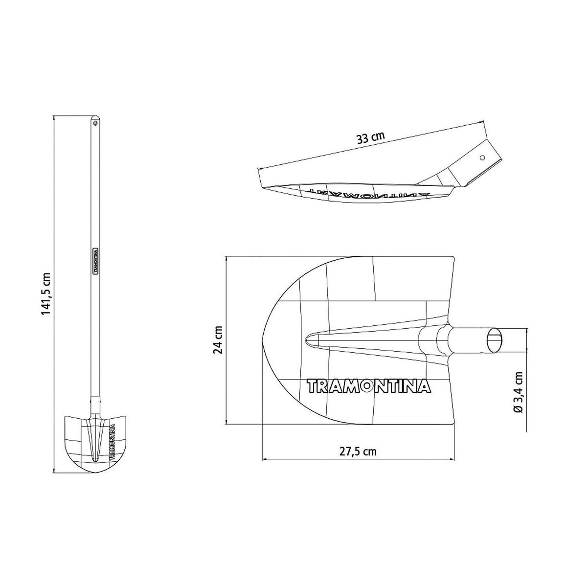 Pa Frankfurt Com Cabo 120cm, marca Tramontina - Foto 2