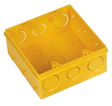 Caixa Embutir Caixa De Luz 4X4 Amarela