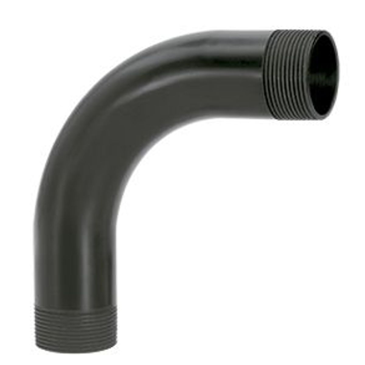 Curva Longa 90° 1.1/4" Eletroduto Roscável Preto, marca Amanco - Foto Principal