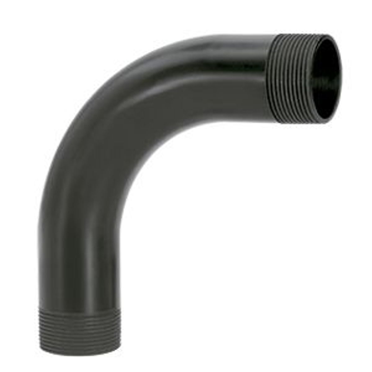 Curva Longa 90° 1.1/4" Eletroduto Roscável Preto, marca Amanco - Foto Principal